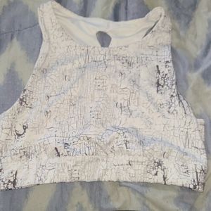 Marble Print Sports Bra